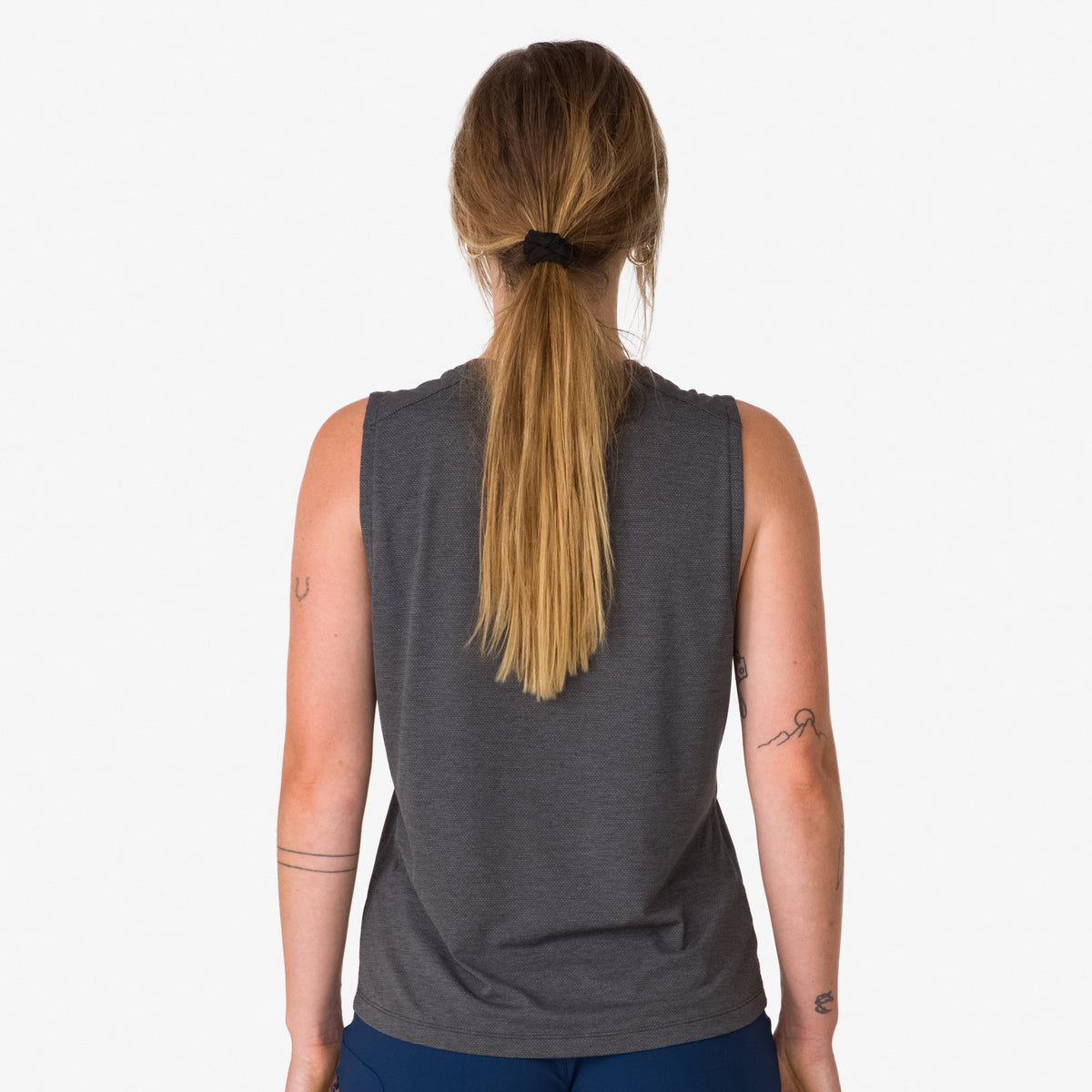 Women's Trail Tank - Black/Light Grey