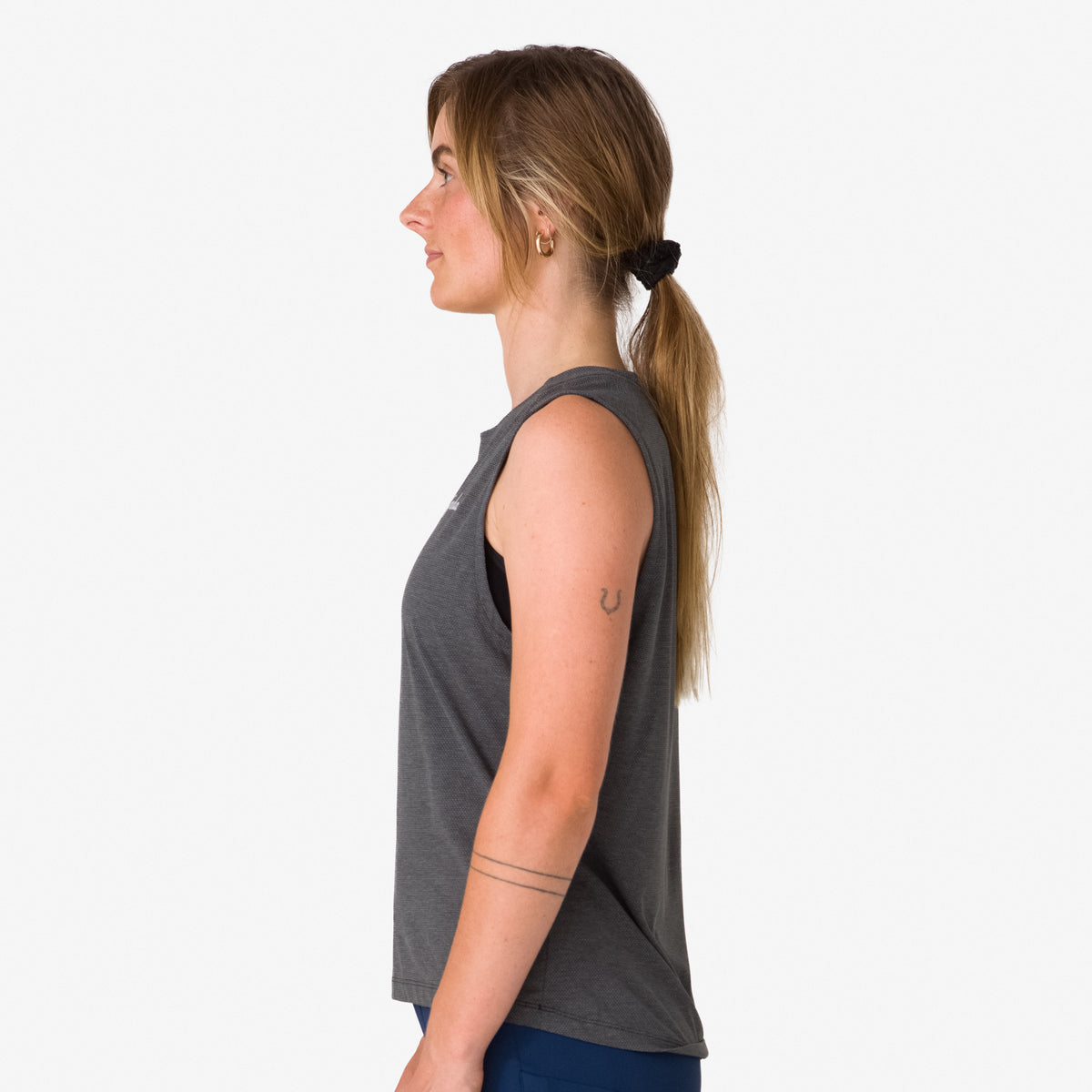 Women's Trail Tank - Black/Light Grey