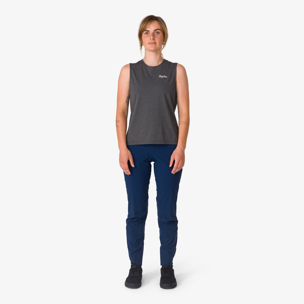 Women's Trail Tank - Black/Light Grey