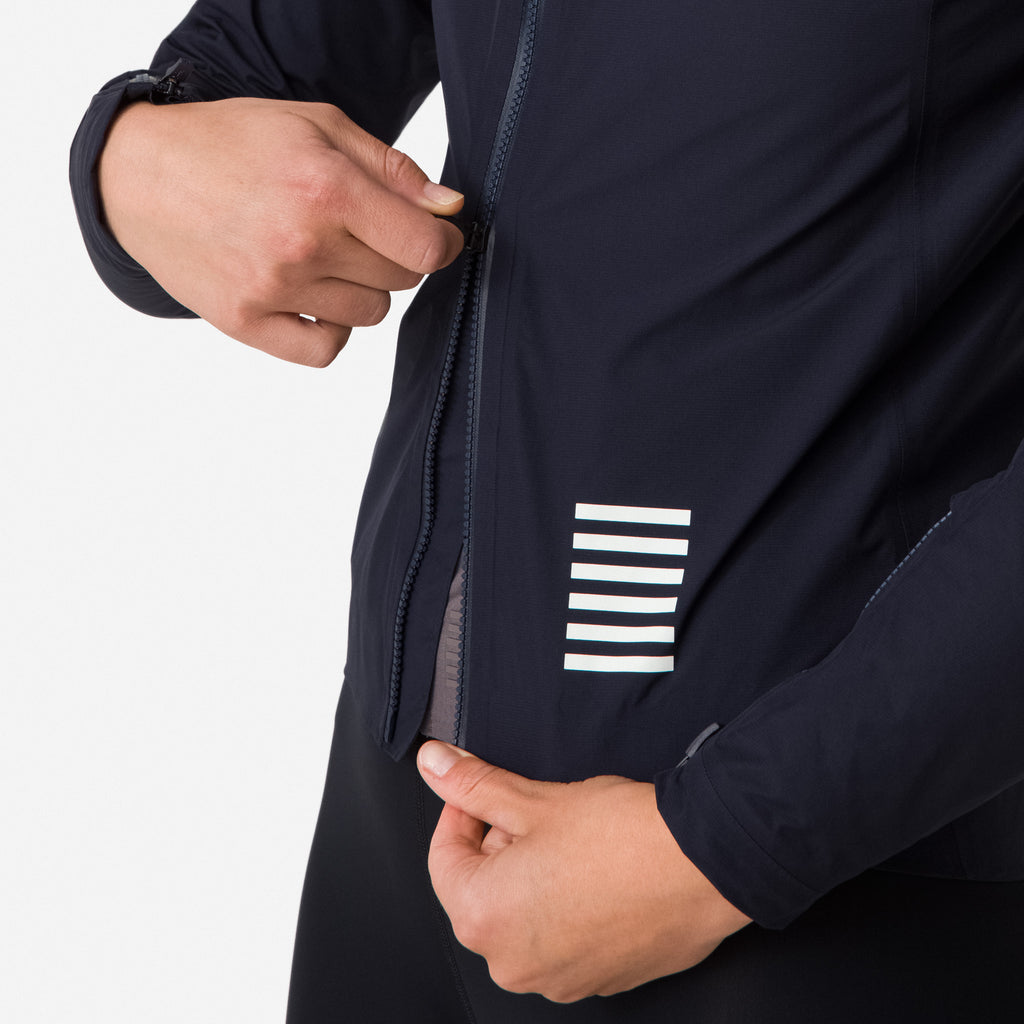 Women's Pro Team Insulated GORE-TEX Rain Jacket - Dark Navy/White