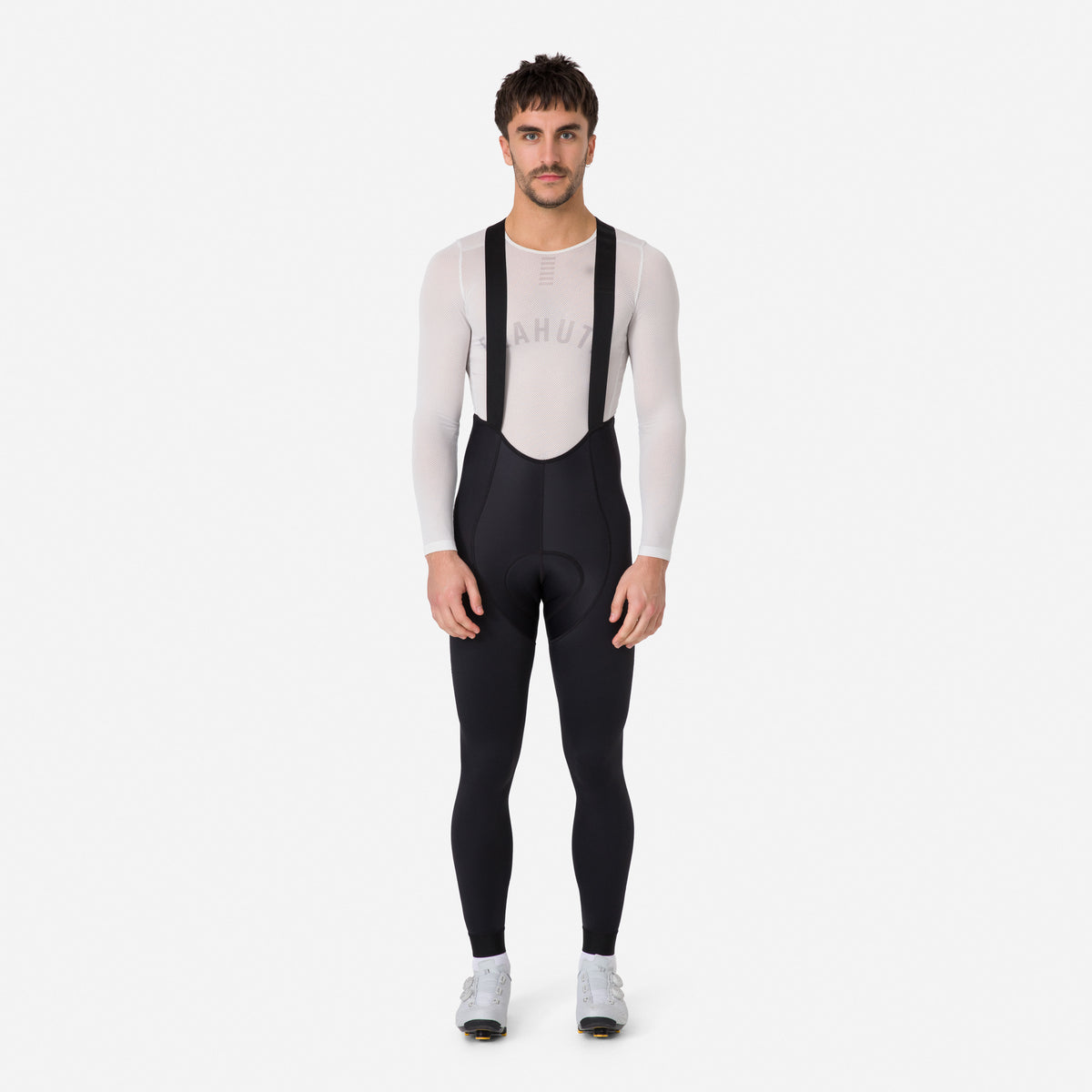 Men's Pro Team Lightweight Tights with Pad - Black/Black