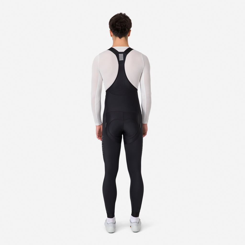 Men's Pro Team Lightweight Tights with Pad - Black/Black