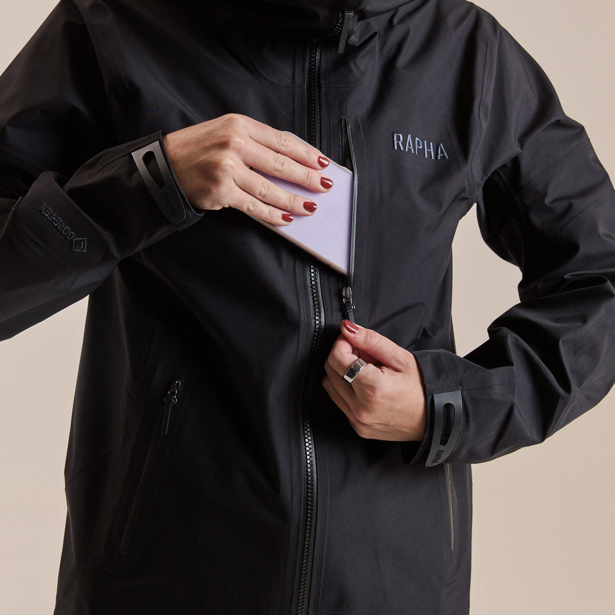 Women's Trail Gore-Tex Jacket - Black/Dark Grey