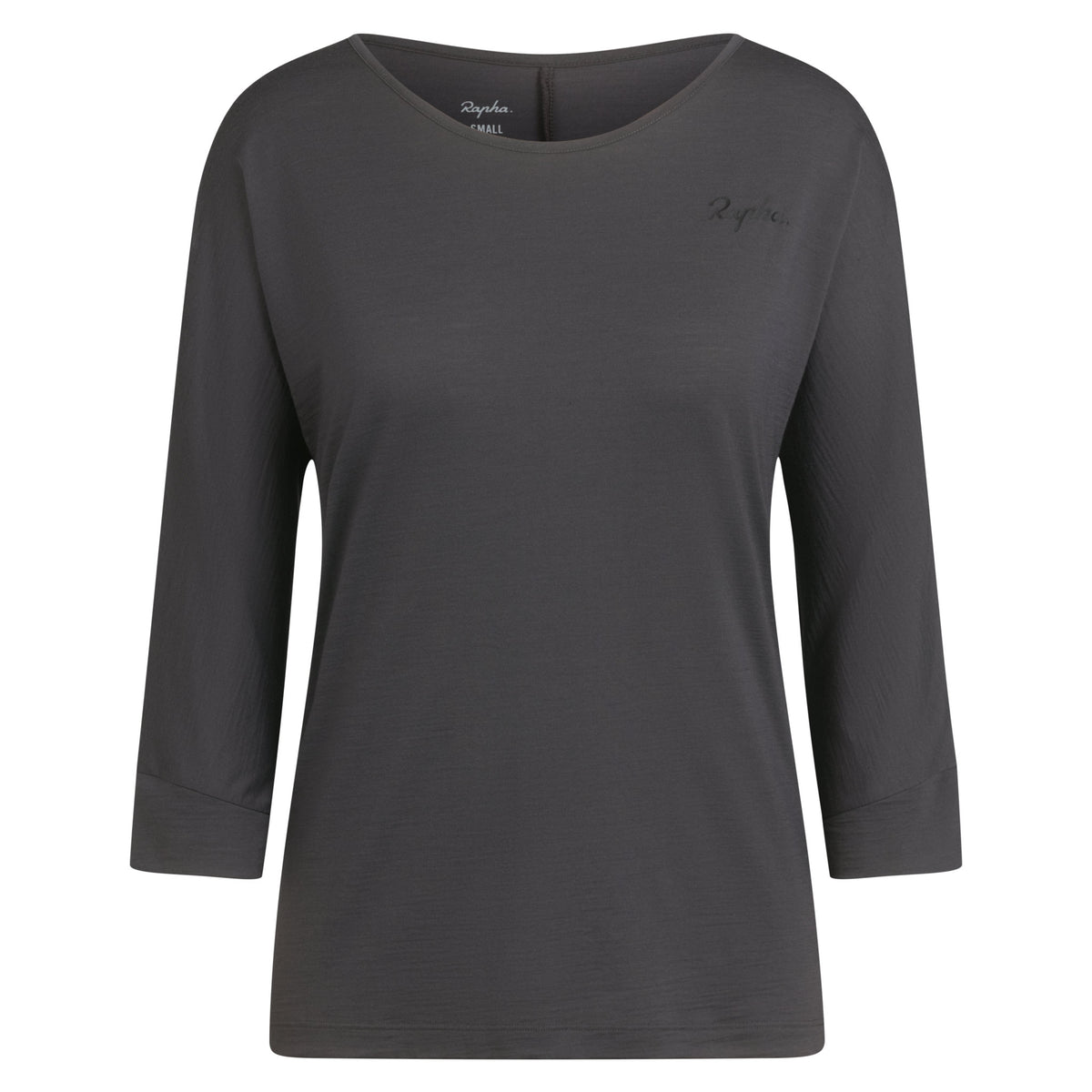 Women's Trail Merino 3/4 Sleeve Top - Dark Grey/Black