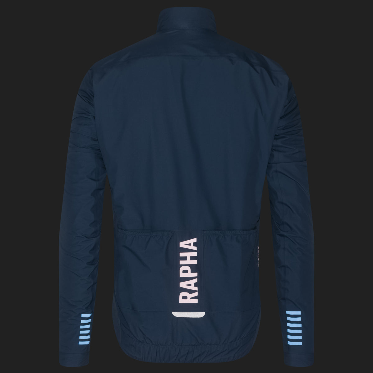 Men's Pro Team Insulated GORE-TEX Rain Jacket - Blue/Peach
