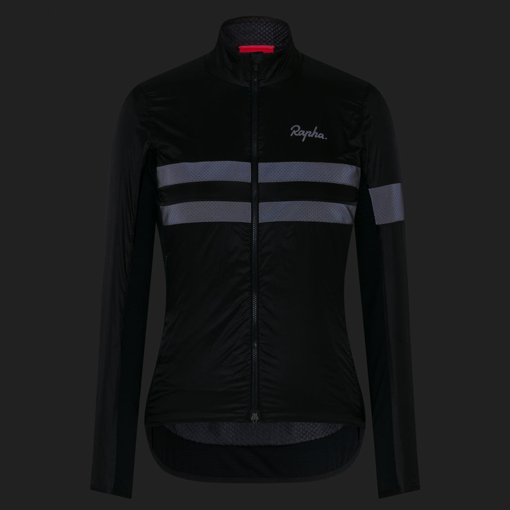 Women's Brevet Insulated Jacket - Black/Black Reflective