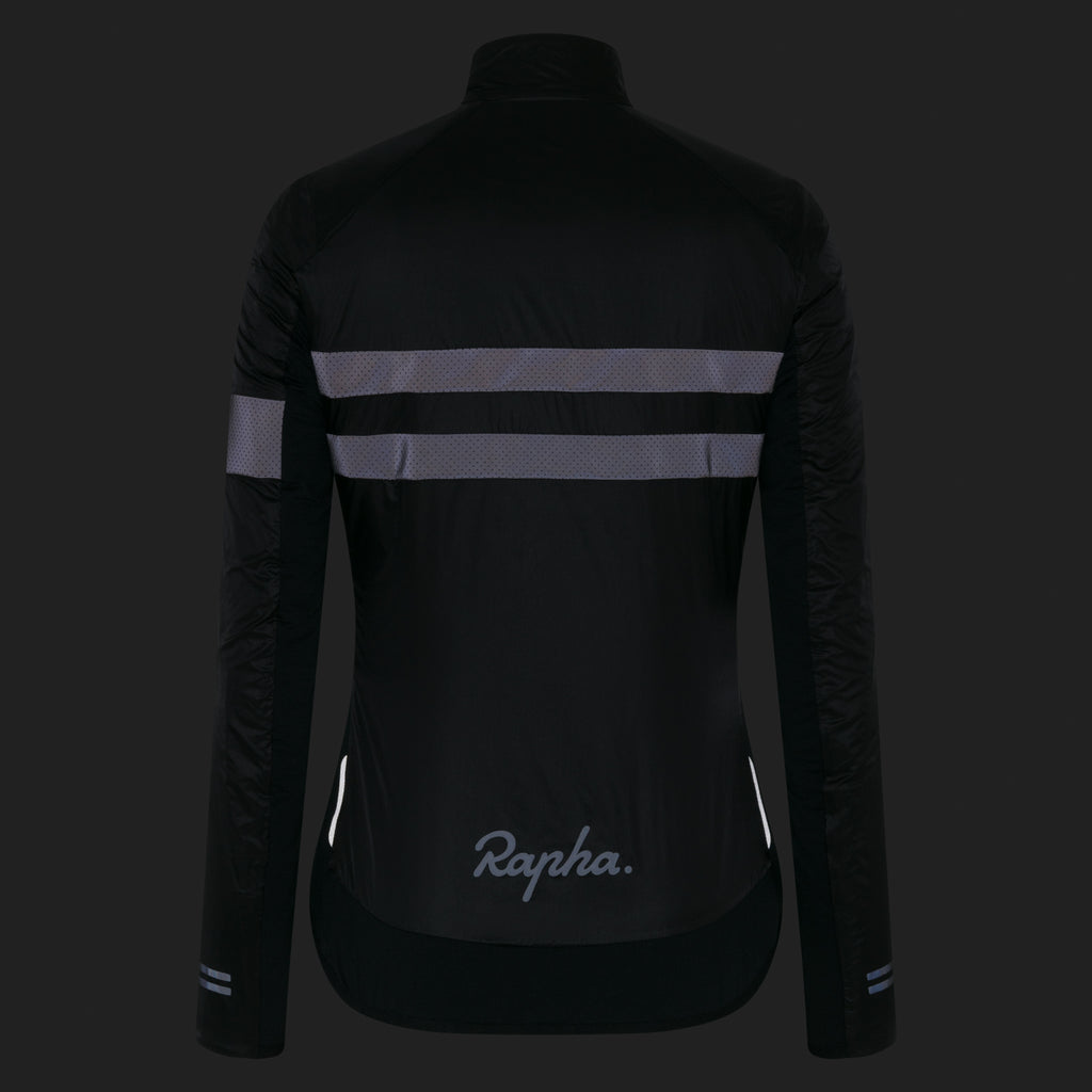 Women's Brevet Insulated Jacket - Black/Black Reflective