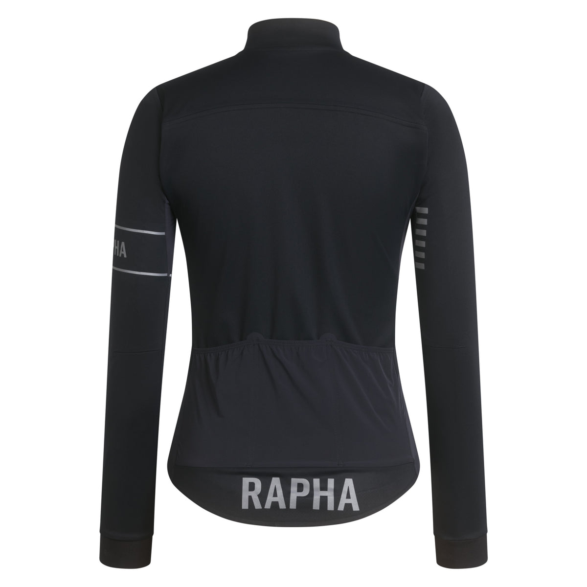 Women's Pro Team LS Windstopper Jersey - Black/Black