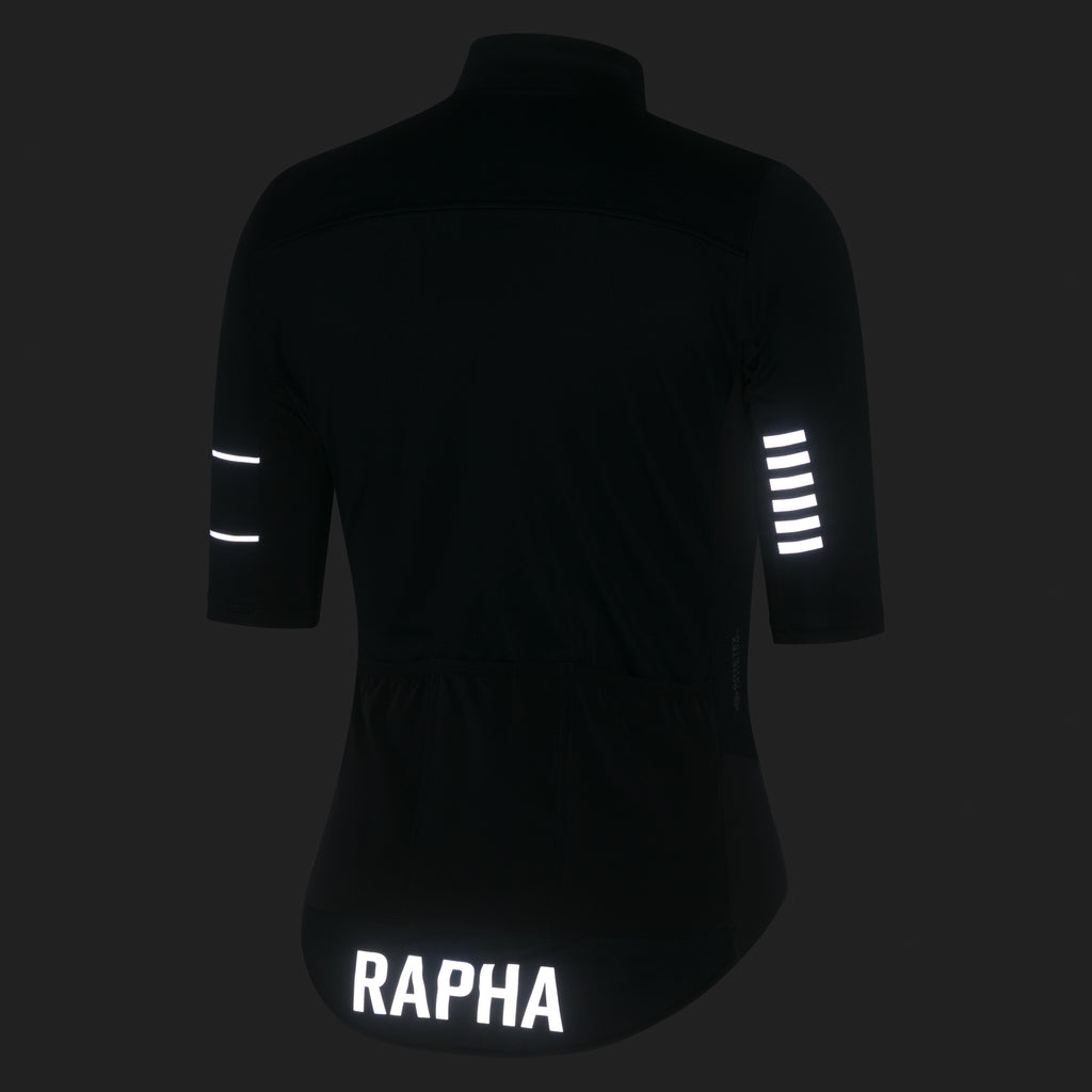 Women's Pro Team Windstopper Jersey - Black/Silver