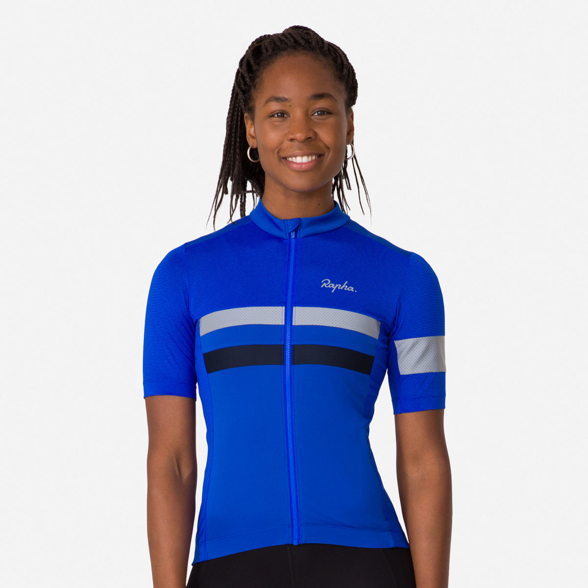 Women's Brevet Lightweight Jersey - Ultramarine/Deep Indigo