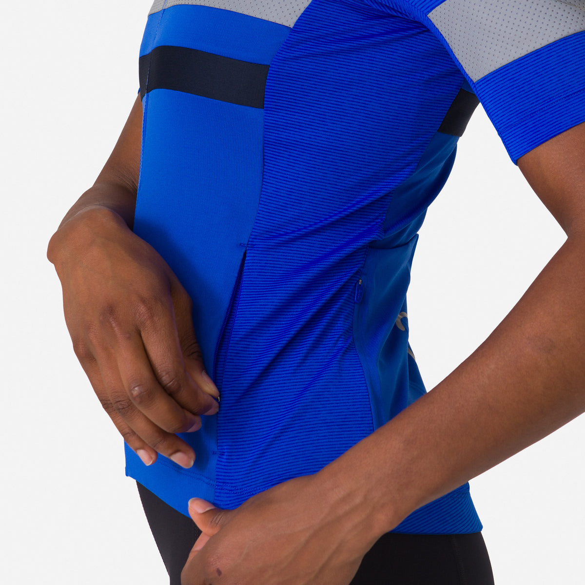 Women's Brevet Lightweight Jersey - Ultramarine/Deep Indigo