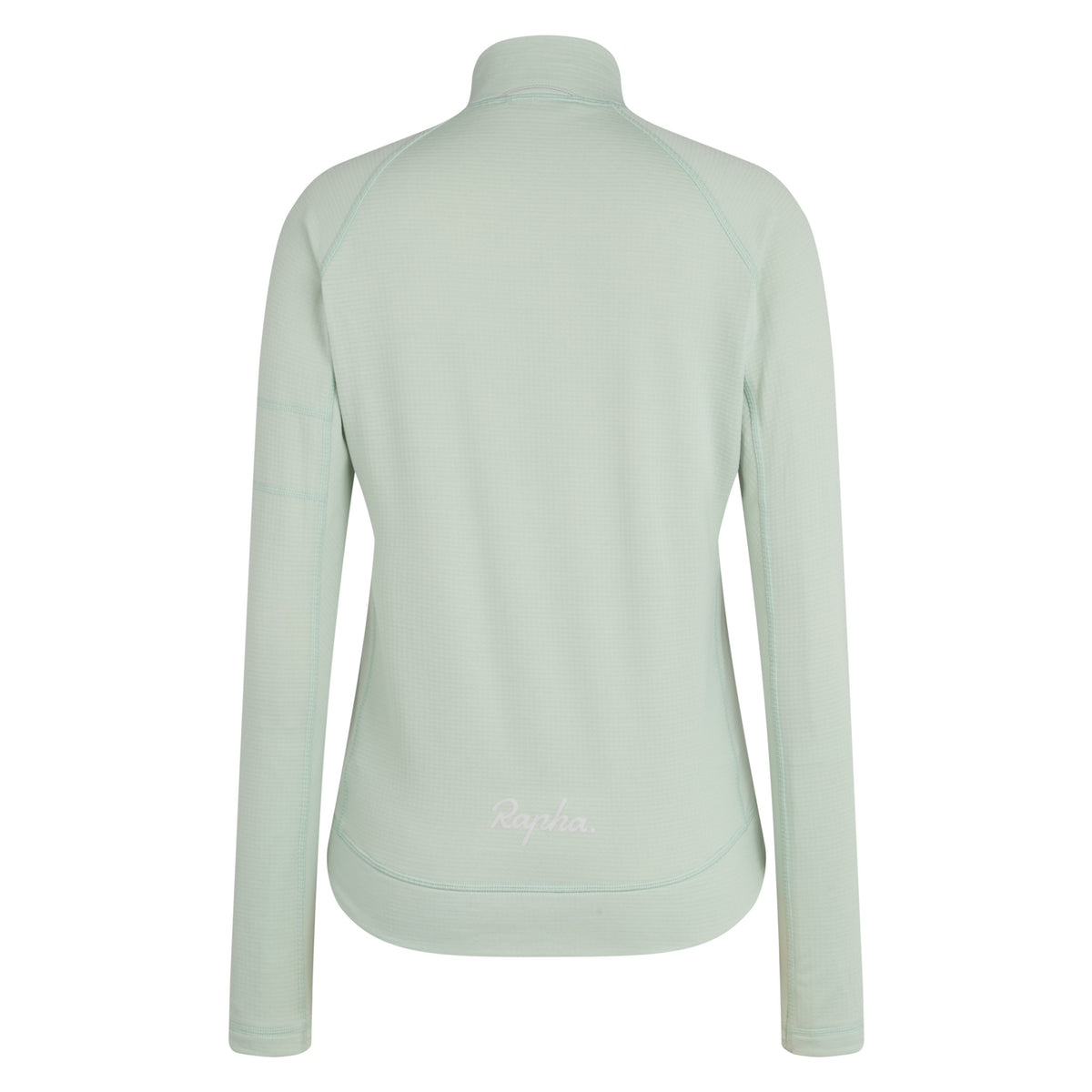 Women's Explore Zip Neck Pullover - Pale Green/Dark Green