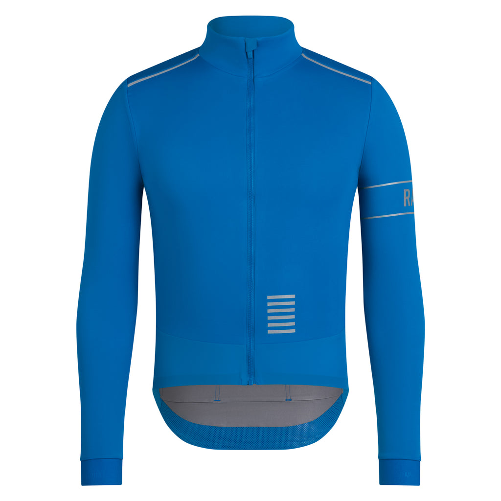 Men's Pro Team LS Windstopper Jersey - Petrol Blue/Silver Reflective
