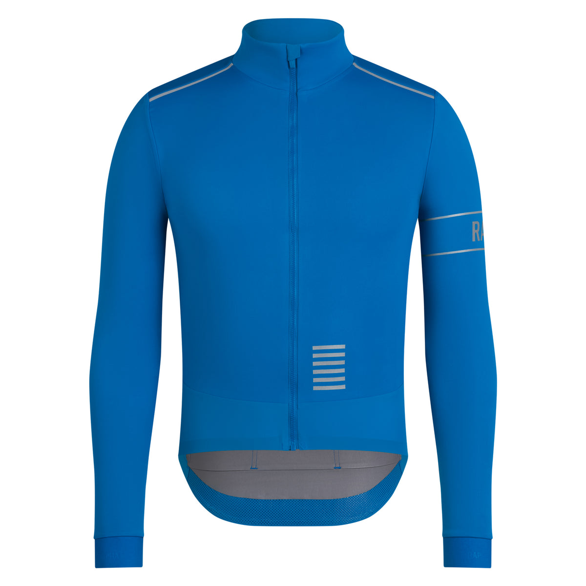 Men's Pro Team LS Windstopper Jersey - Petrol Blue/Silver Reflective