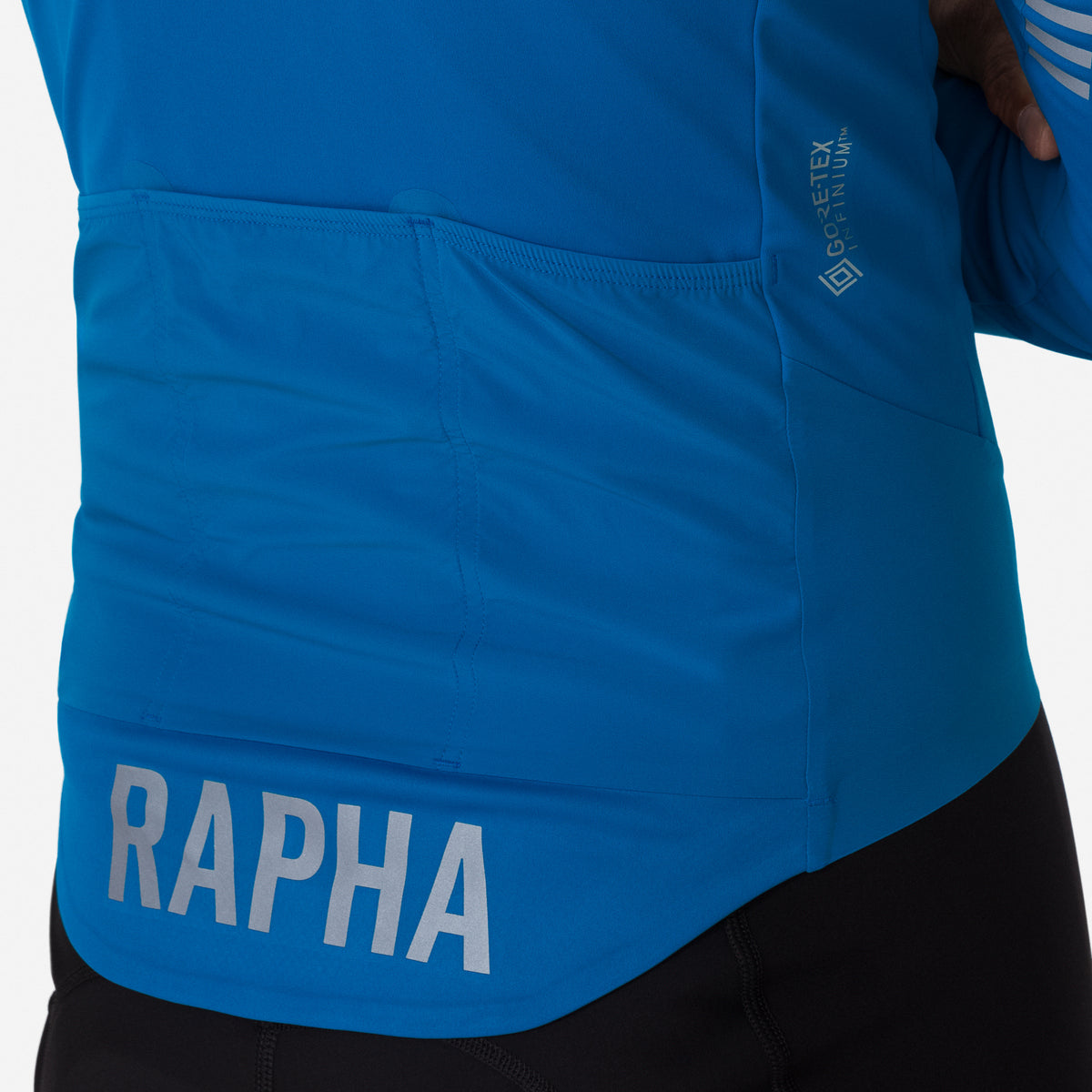 Men's Pro Team LS Windstopper Jersey - Petrol Blue/Silver Reflective