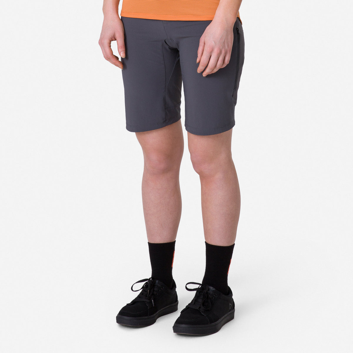 Women's Trail Lightweight Shorts - Dark Grey/Black
