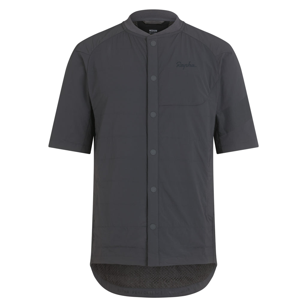 Men's Trail Insulated Short Sleeve Jacket - Dark Grey/Black