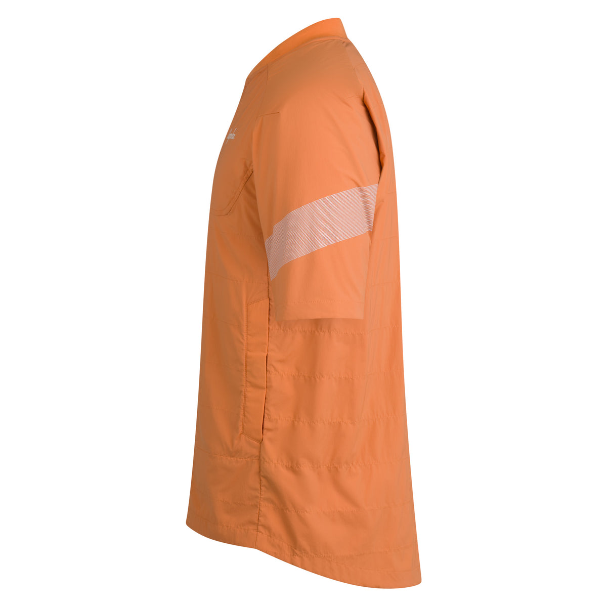 Men's Trail Insulated Short Sleeve Jacket - Dusted Orange/Silver