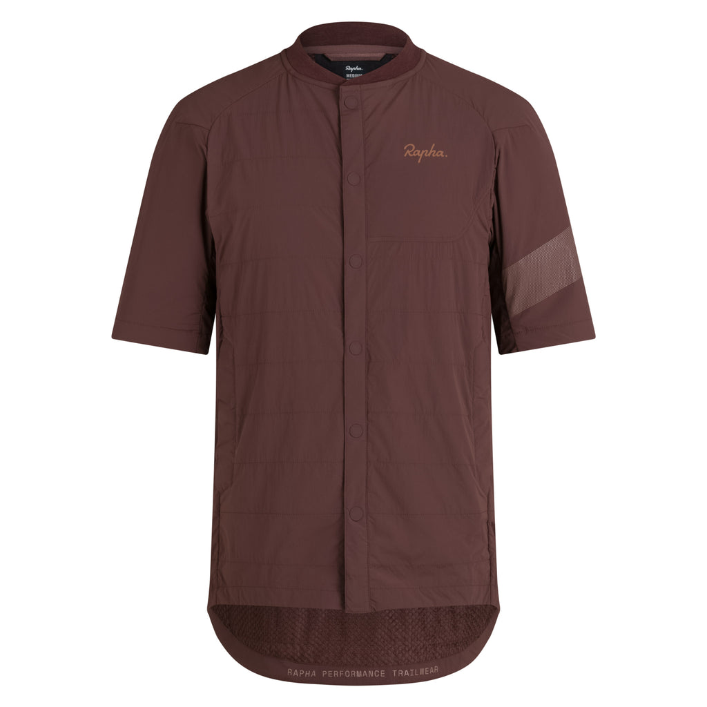 Men's Trail Insulated Short Sleeve Jacket - Walnut Brown/Chestnut Brown