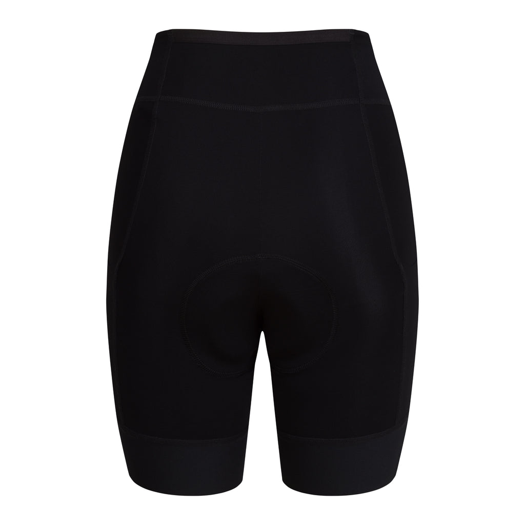 Women's Short Cargo Short - Black/Dusty Mauve
