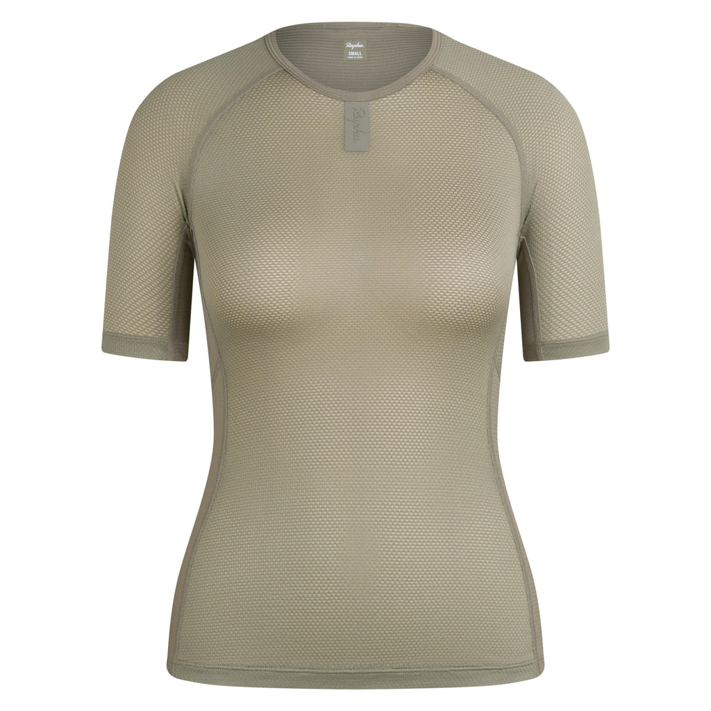 Women's Lightweight Base Layer - Short Sleeve - Khaki/Khaki