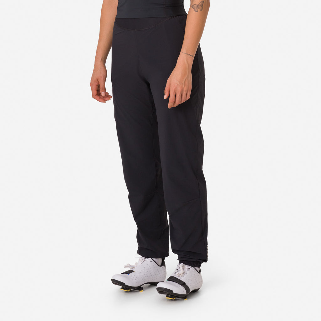 Women's Riding Pants with Pad - Black/White