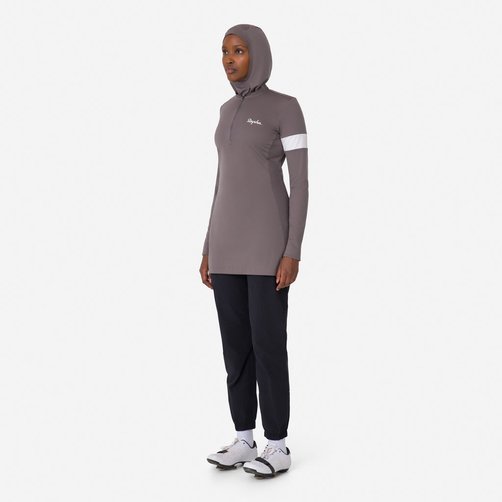Women's Riding Pants with Pad - Black/White