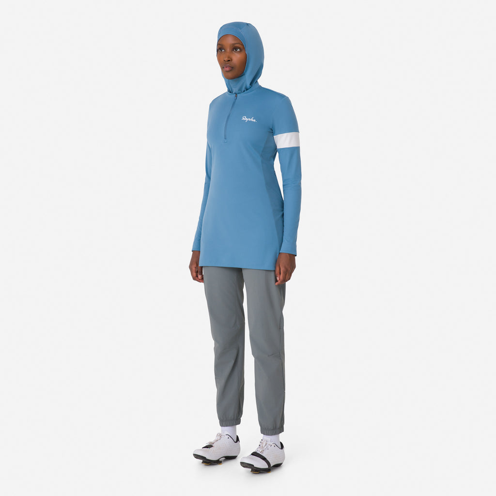 Women's Riding Pants with Pad - Sage Grey / Light Metal Grey