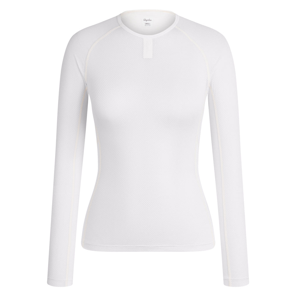 Women's Lightweight Base Layer - Long Sleeve - White / White