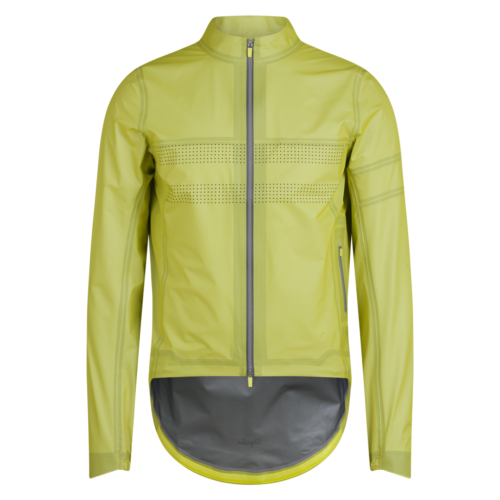 Men's Brevet Gore-Tex Rain Jacket - Chartreuse/Black