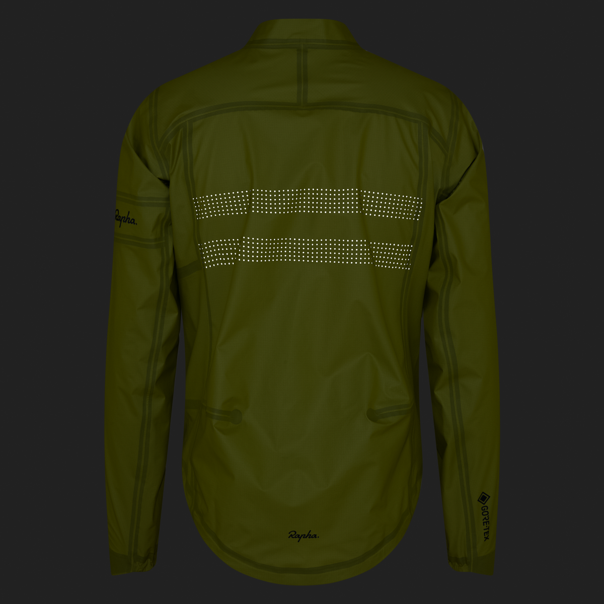 Men's Brevet Gore-Tex Rain Jacket - Chartreuse/Black