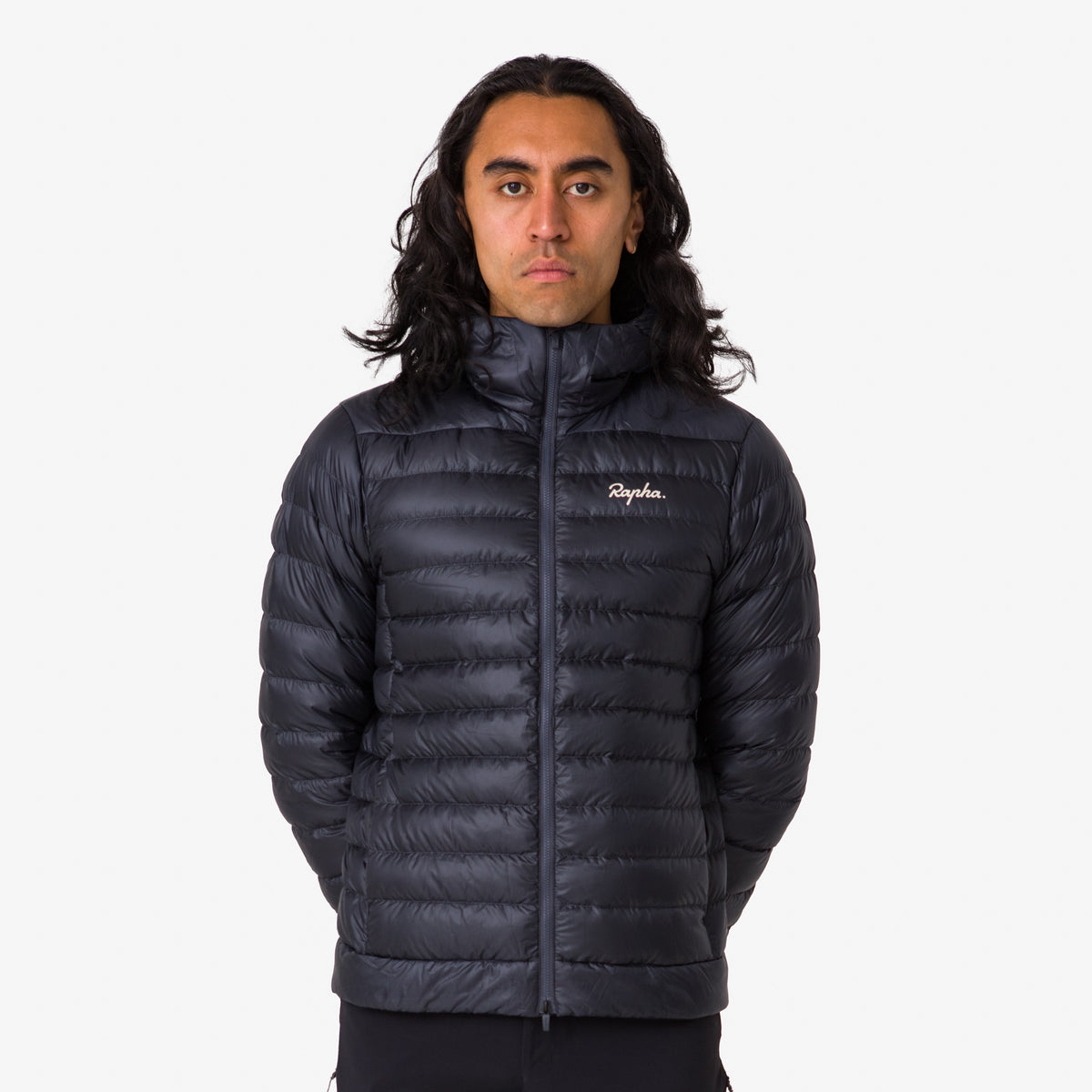 Men's Explore Down Jacket - Black/Dark Navy