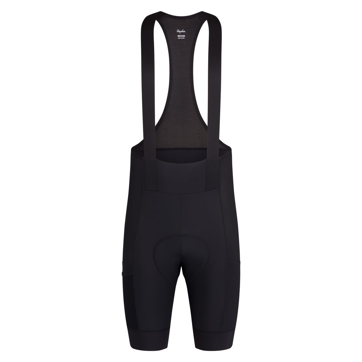 Men's Brevet Element Cargo Bib Shorts - Black/Black