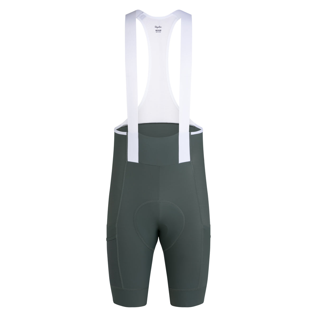 Men's Brevet Element Cargo Bib Shorts - Onyx/White
