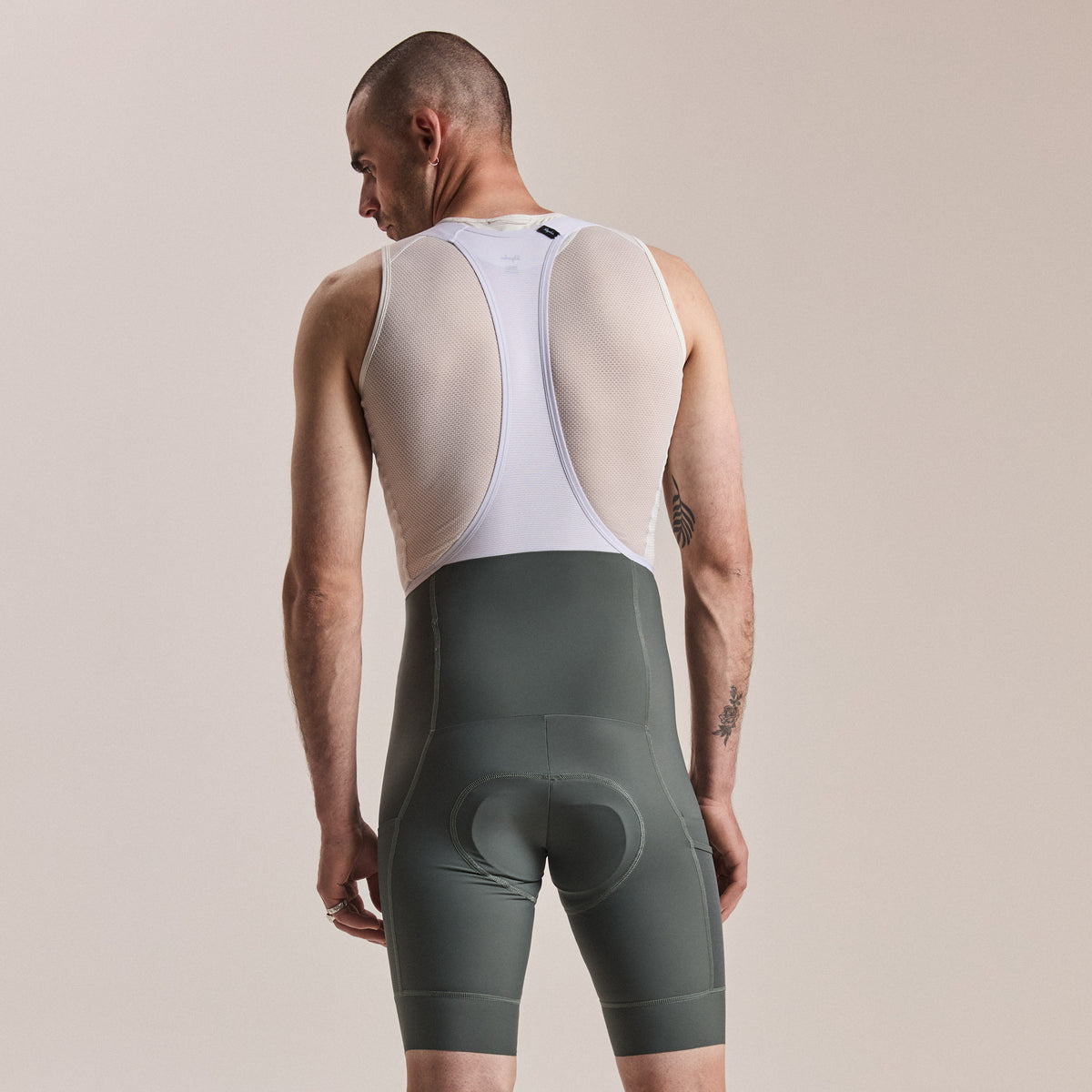 Men's Brevet Element Cargo Bib Shorts - Onyx/White
