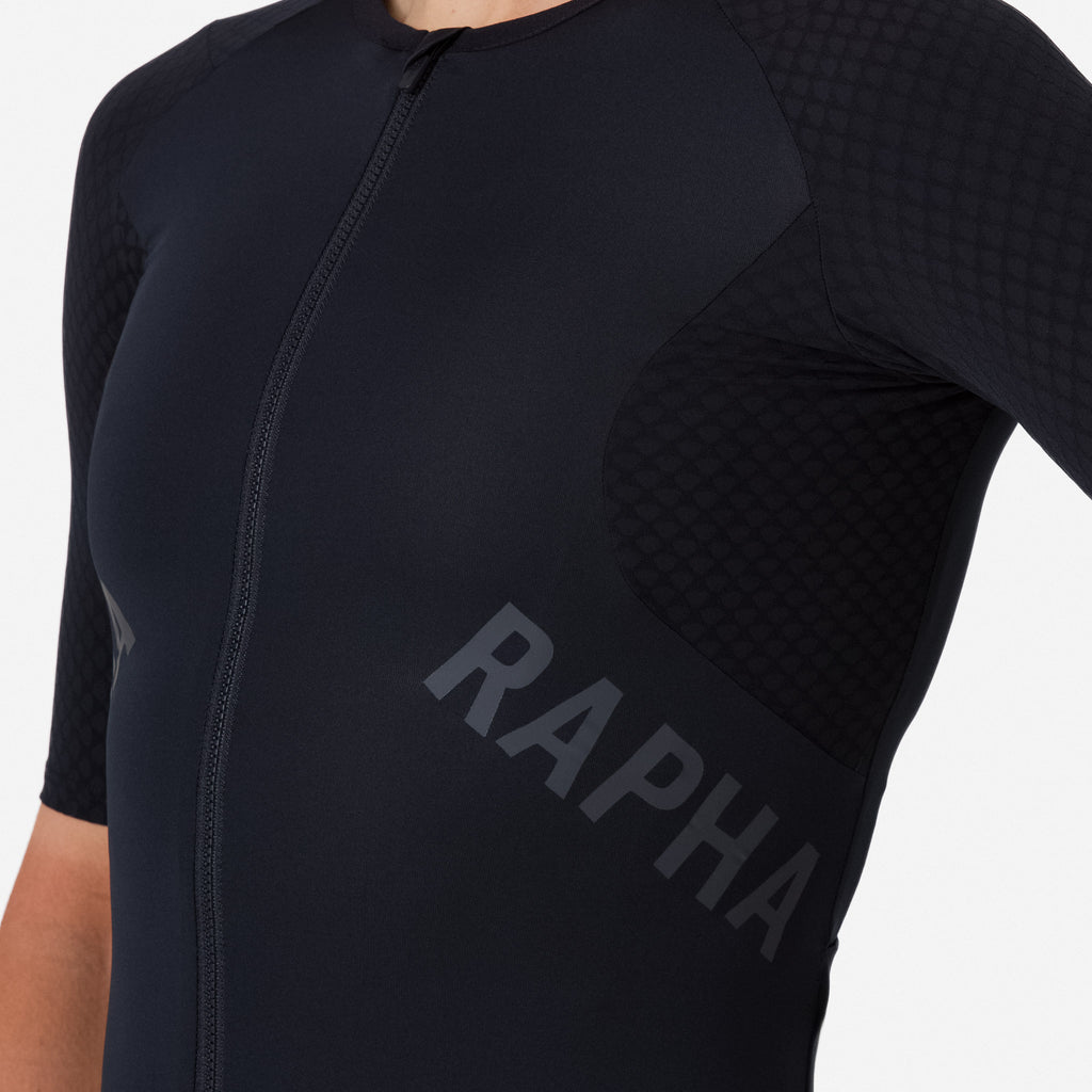 Women's Pro Team Aero Jersey - Black/Grey