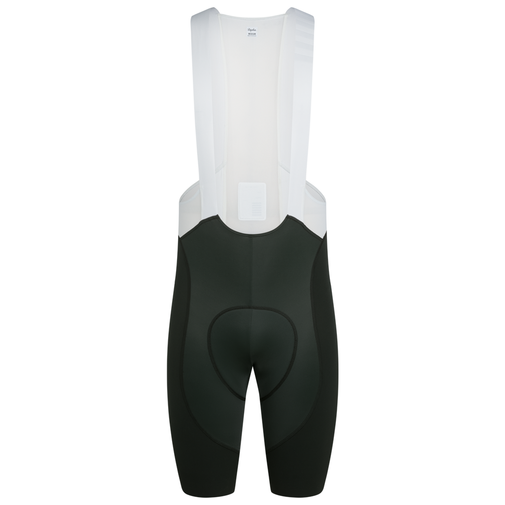 Men's Pro Team Bib Shorts III - Regular - Bottle Green/White