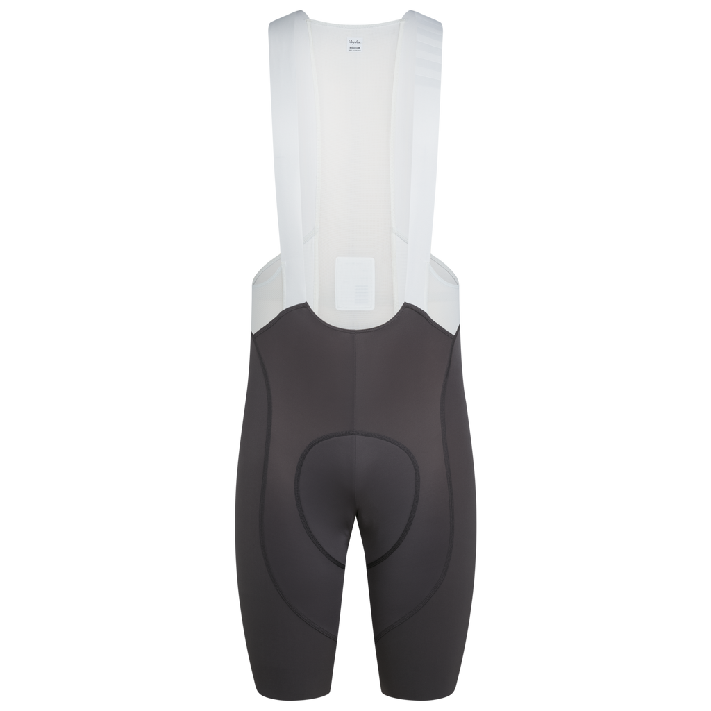 Men's Pro Team Bib Shorts III - Regular - Dark Grey/White