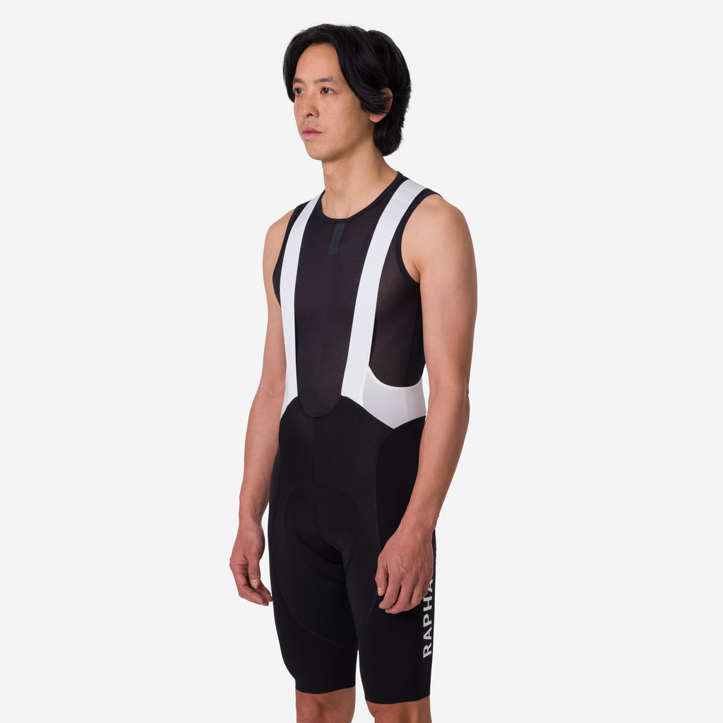 Men's Pro Team Bib Shorts III - Long - Black/White