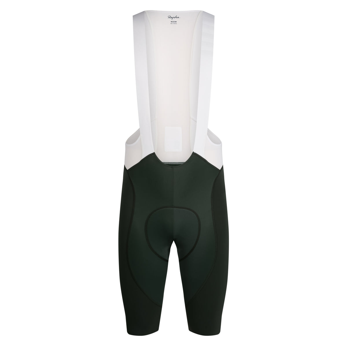 Men's Pro Team Bib Shorts III - Long - Bottle Green/White