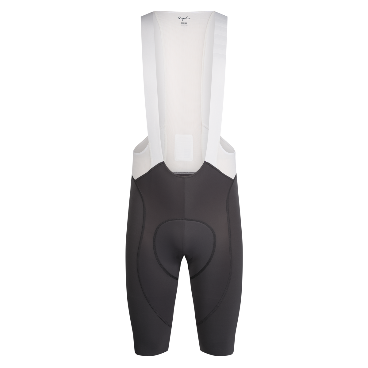 Men's Pro Team Bib Shorts III - Long - Dark Grey/White