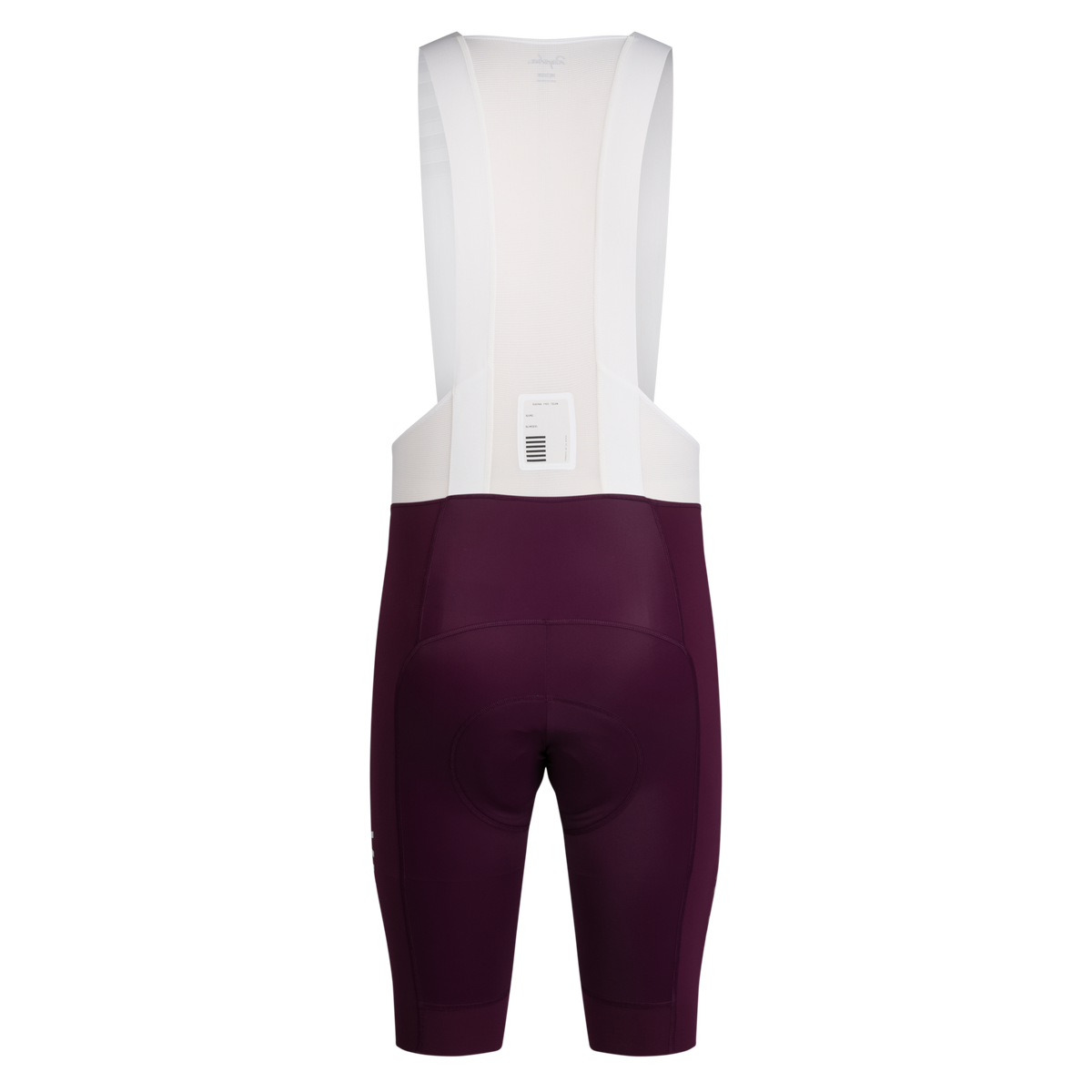 Men's Pro Team Bib Shorts III - Long - Plum/White
