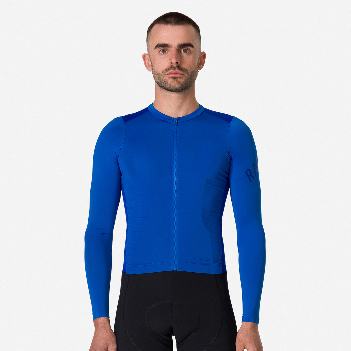 Men's Pro Team Long Sleeve Lightweight Jersey - Light Blue/Blue