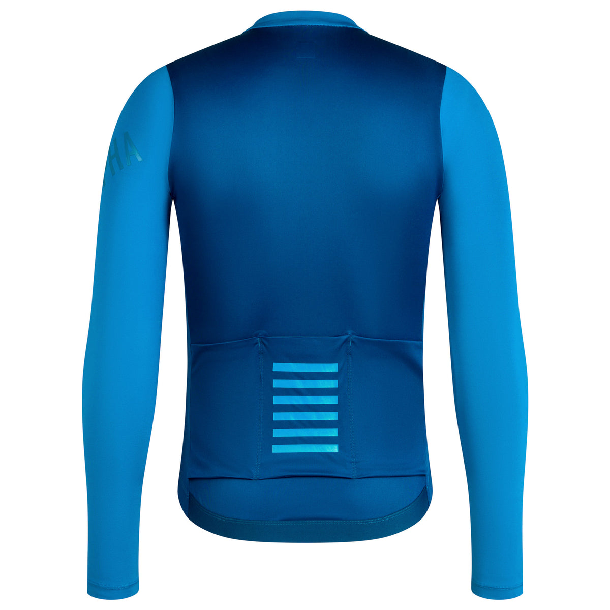 Men's Pro Team Long Sleeve Lightweight Jersey - Petrol Blue/Jewelled Blue