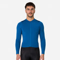 Men's Pro Team Long Sleeve Lightweight Jersey - Petrol Blue/Jewelled Blue