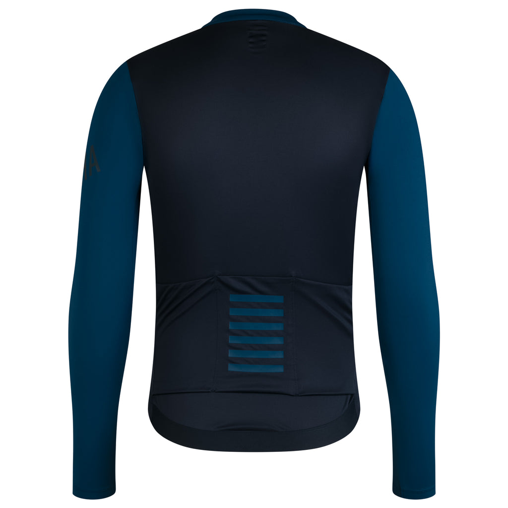 Men's Pro Team Long Sleeve Lightweight Jersey - Titan/Carbon