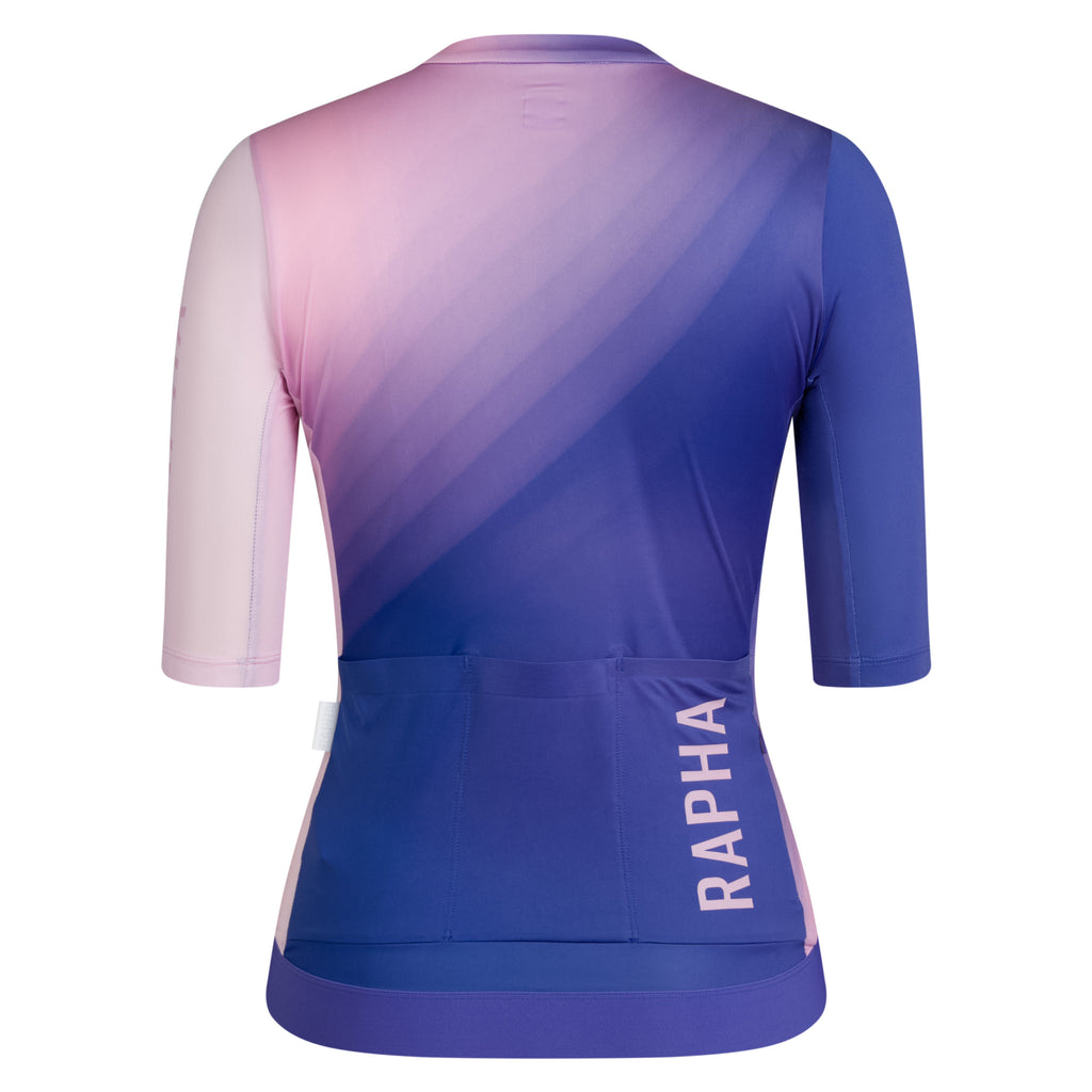 Women's Pro Team Training Jersey III - Surface Print - Blue