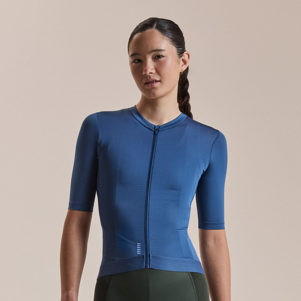 Women's Pro Team Training Jersey III - Denim Blue/Bluebell