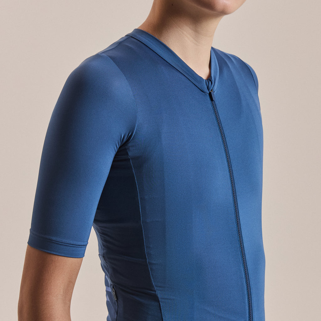 Women's Pro Team Training Jersey III - Denim Blue/Bluebell