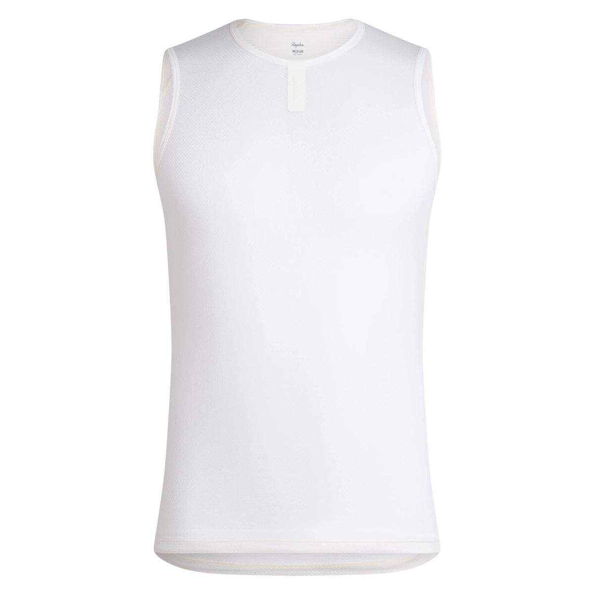 Men's Lightweight Base Layer - Sleeveless - White/White